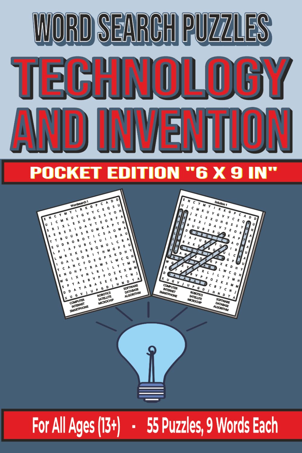 Technology and Invention - Word Search Puzzles - Pocket: Screen-Free! Challenging Activity for All Ages 13+ (Word Searches | Pocket Format)