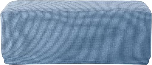 EBETA Elastic Stool Cover Stool Cover, Jacquard Stool Covers, Rectangular Ottoman Cover, Ottoman Cover