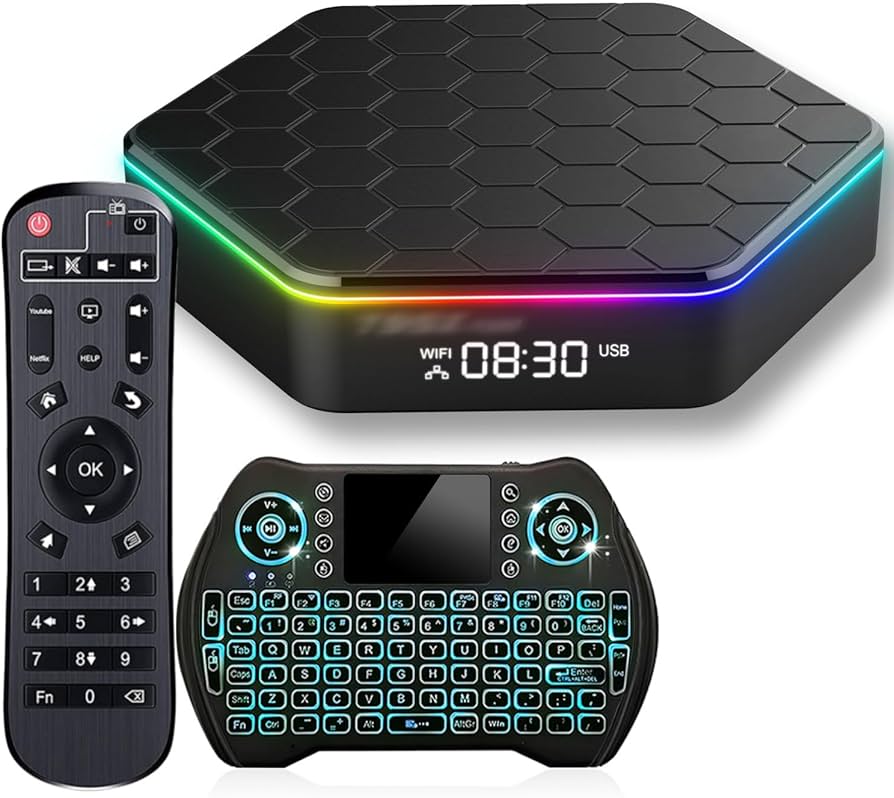 Caja De TV Android 120 T95Z Plus Smart TV Box H618 4GB 32GB Compatible Con 24g58g Wifi6 Bluetooth 50 Con Mini Teclado Retroiluminado Ethernet Lan Caja De TV Android 120 T95Z Plus Smart TV Box H618 4GB 32GB Compatible Con 24g58g Wifi6 Bluetooth 50 Con Mini Teclado Retroiluminado Ethernet Lan