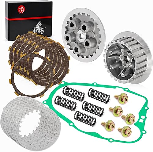 Miniatura 3 de Kit de embrague y buje central interno y placa de presión exterior para Yamaha Blaster 200 1988-2006 Kit de resortes resistentes y junta