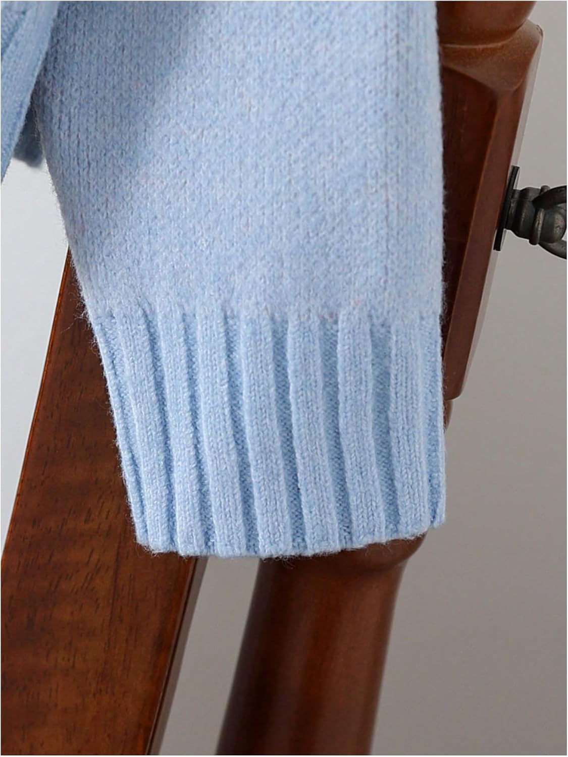 Girl's Floral Print Crew Neck Loose Sweater Long Sleeve Vintage Pullovers Sweater Jumper Tops - Image 2