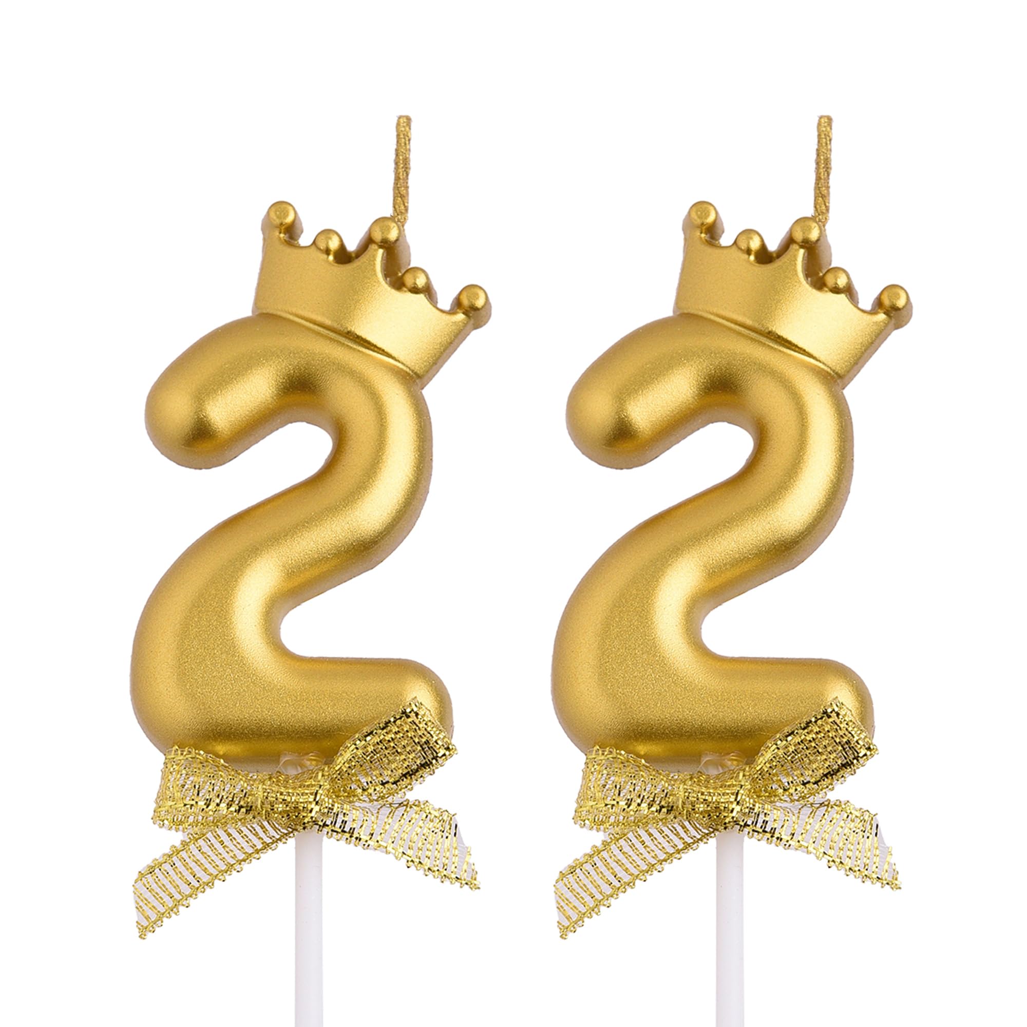 Amazon.co.jp: VSHILI 22歳の誕生日キャンドル 22歳の数字の誕生日