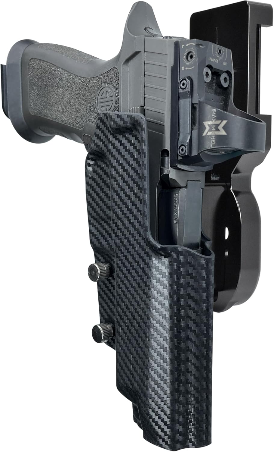 Pro Heavy Duty Competition Holster fits Sig P320 Full Size, AXG Pro, M17, XFive, DH3, Spectre Comp, P320MAX