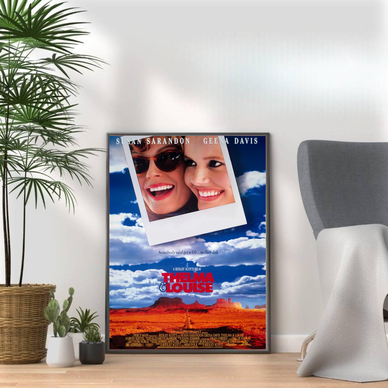 Thelma and Louise, 90s Movie Print Vintage Nostalgic Film Poster, A4 and A3 Size Frame Options, Great Home, Pub, Café, Bar Decoration Wall Art Print, House gift for movie lovers (A3 Print Only)