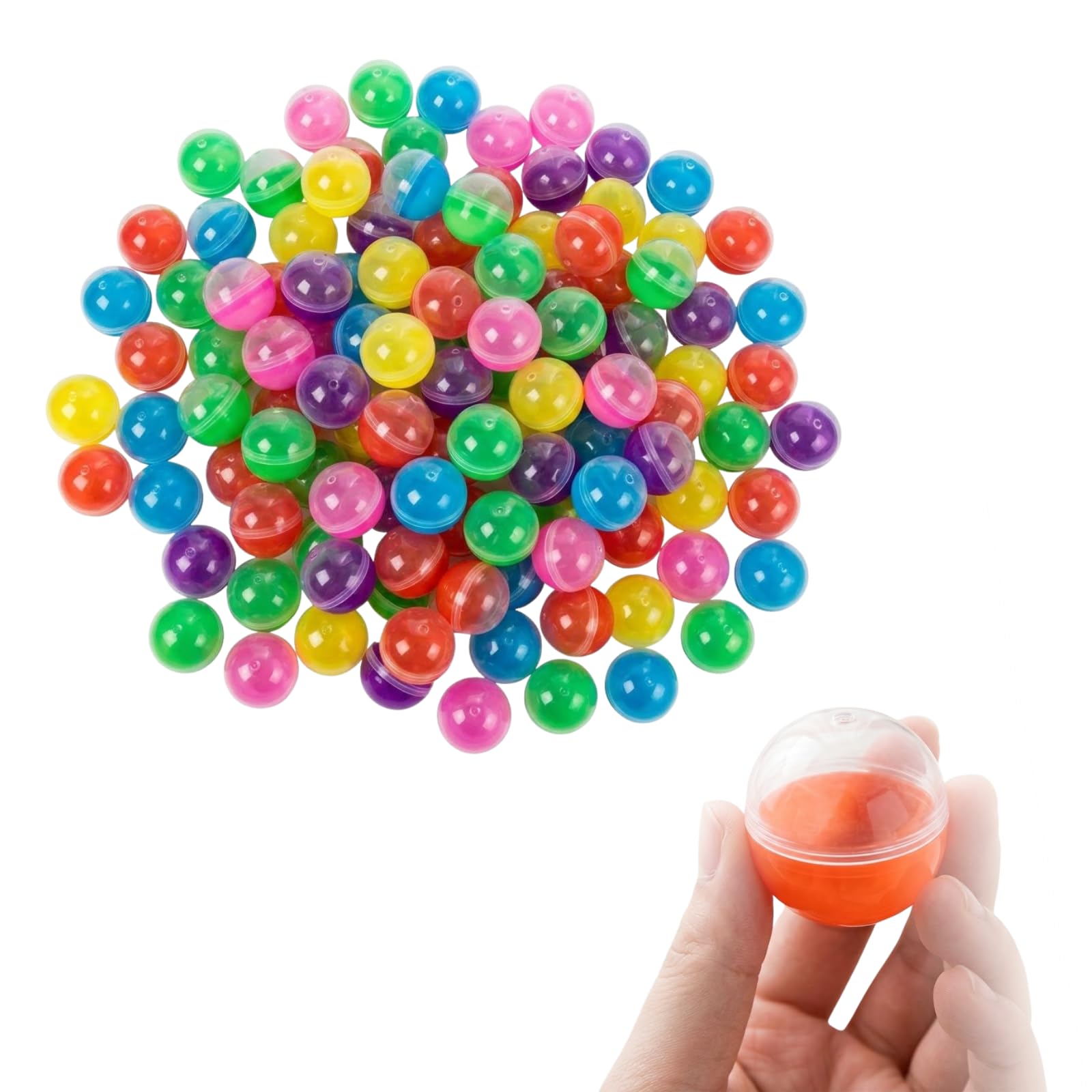 Amazon | ideamall 空カプセル ガチャガャ カプセルトイ カプセル 100