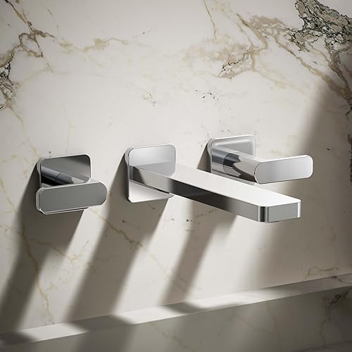 Miniatura 12 de KOHLER T27120-4-BN Parallel® - Tapacubos para lavabo de baño, níquel cepillado vibrante Vibrant Brushed Nickel,Mate negro,Latón cepillado