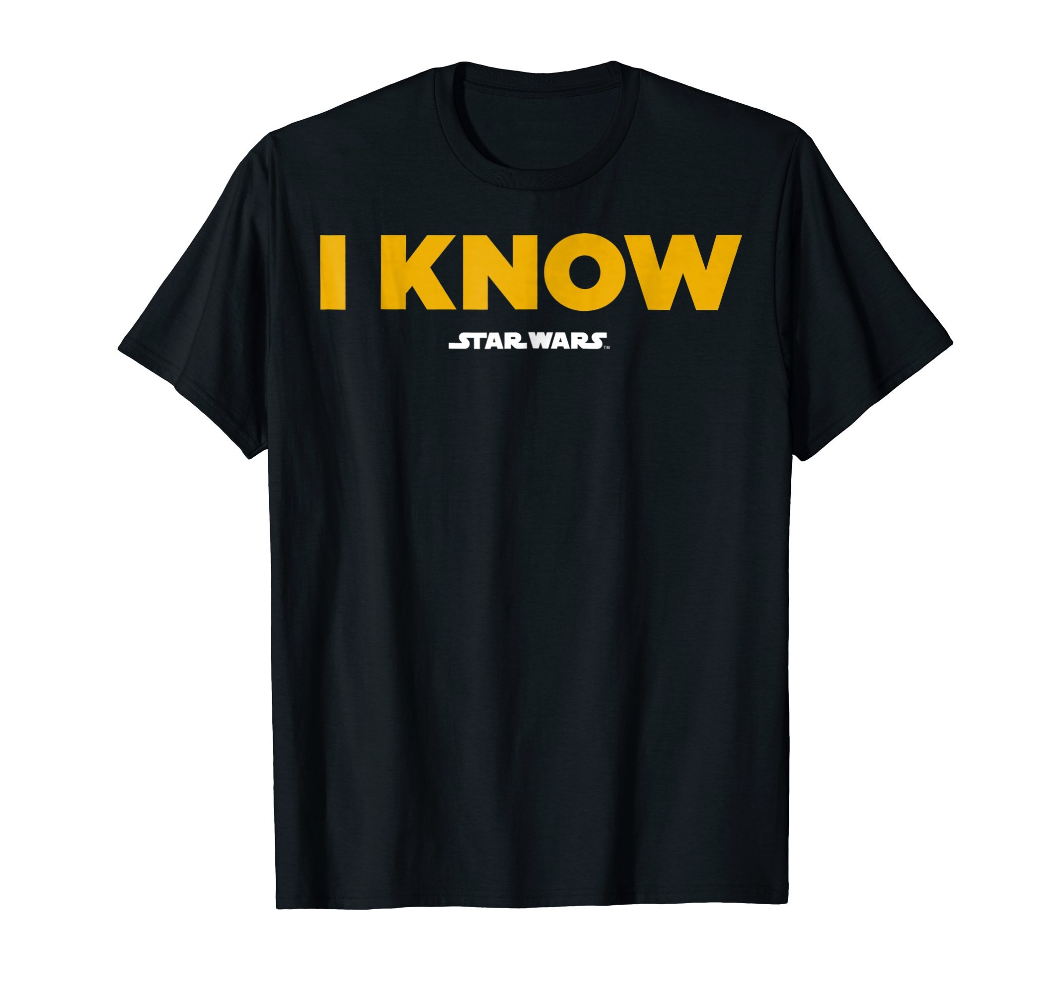 STAR WARSHan Solo I Know Graphic T-Shirt T-ShirtOEKO-TEX STANDARD 100