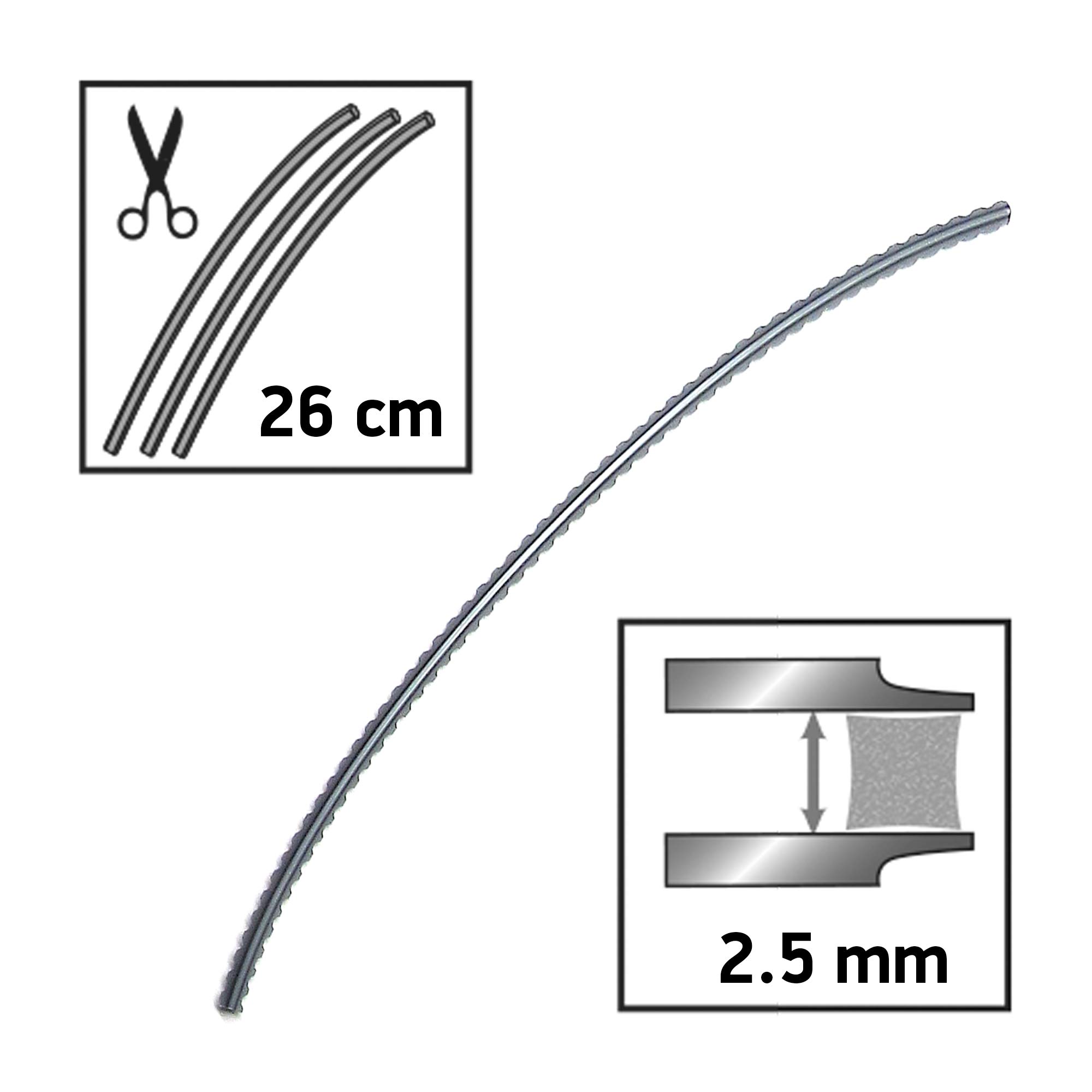 Oregon Precut Serrated 2.5mm Strimmer Line, Tackles Grass, Weeds, Tough Vegetation & Brambles - Image 3