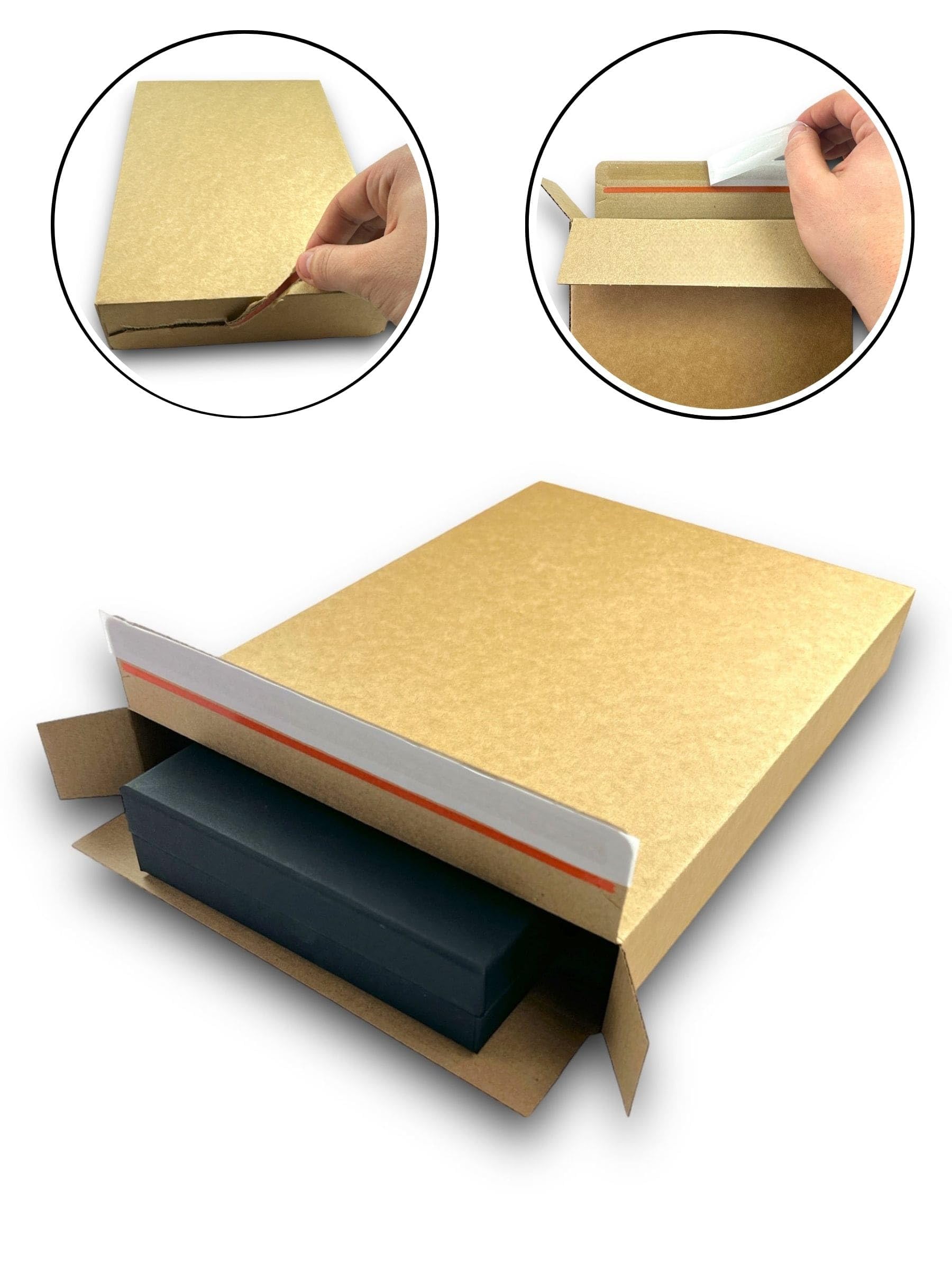 100 x Maxibriefkarton 350x245x50mm Versandboxen Din A4 aus Wellpappe für den Warenversand Büwa Verpackung Verpackungskartons Deutsche Post Versandkartons Dhl Dpd Faltkarton für den Versand
