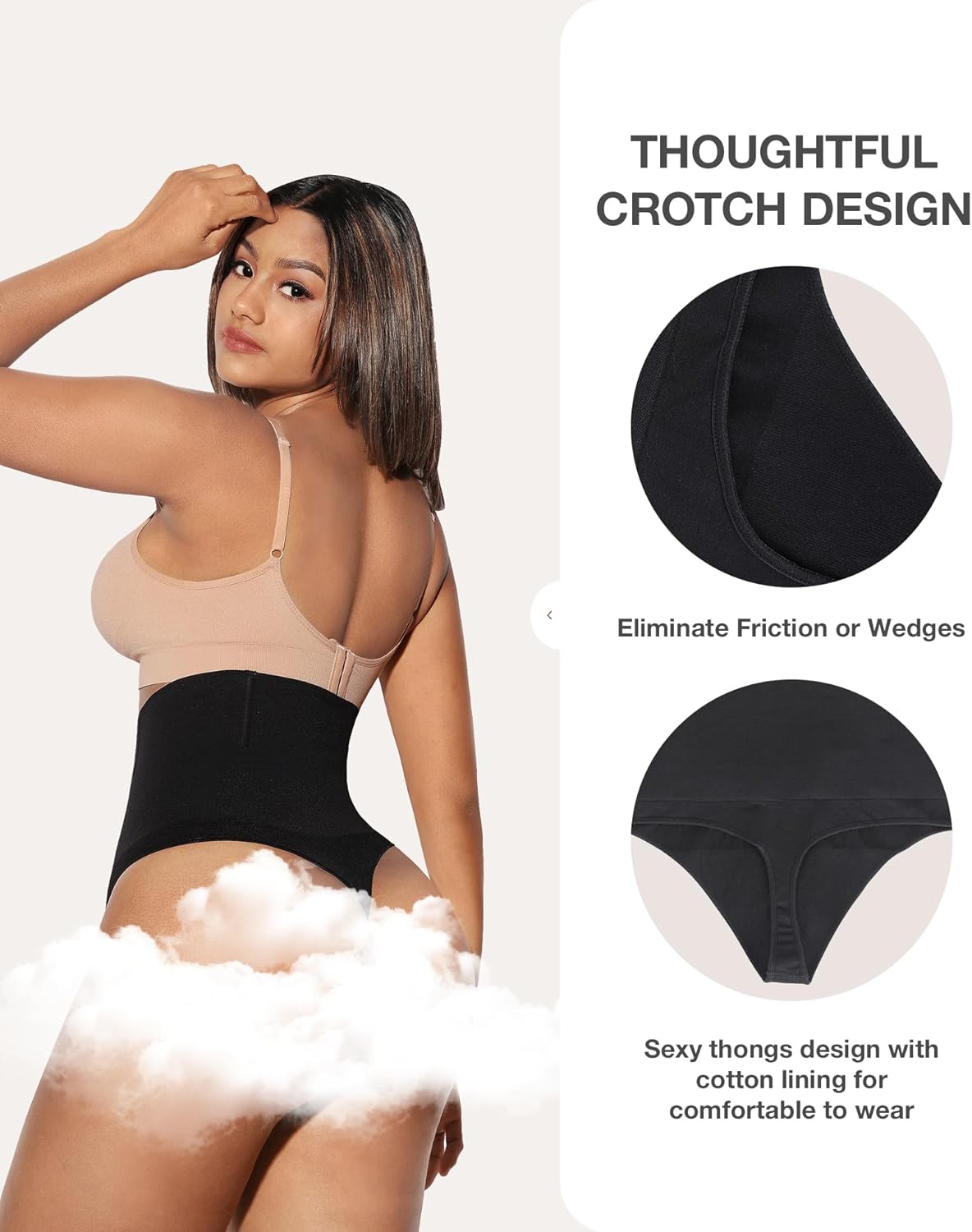 Lover-Beauty Tummy Control Thongs Mid Waist Shapewear for Women Seamless faja body shaper Low Belly Control Panties Underwear - Image 3