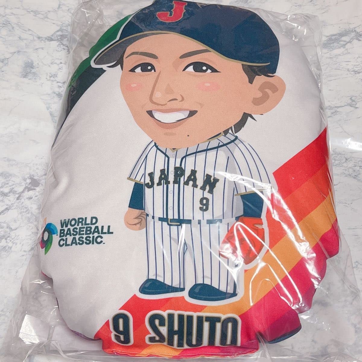 Amazon.co.jp: 周東佑京 侍ジャパン モバガチャ クッション WBC