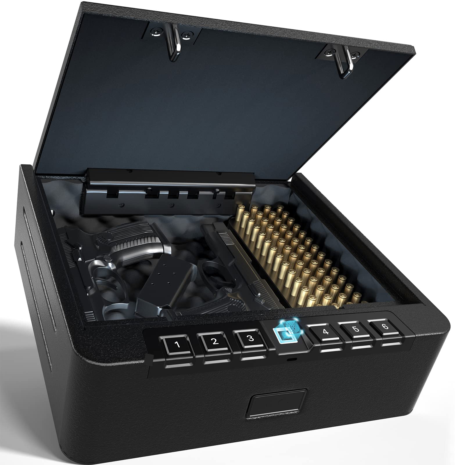 XDeer S005 Biometric Gun Safes for Pistols, QuickAccess Pistol Safe
