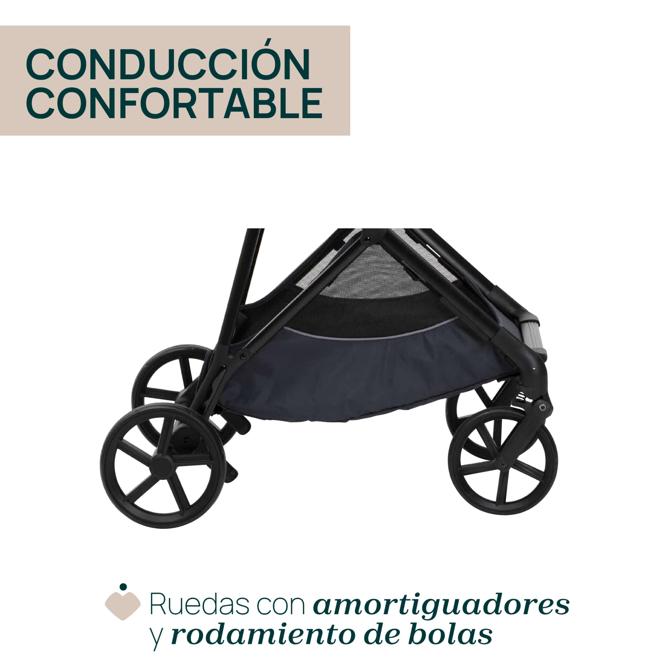 Chicco Cochecito Seety, Cochecito Ligero y Compacto, Desde 0 Meses hasta 4 Años, Capacidad Máxima 22 kg, Cochecito Plegable, Respaldo Reclinable, Cierre Automático en 1 Gesto, Capota Parasol