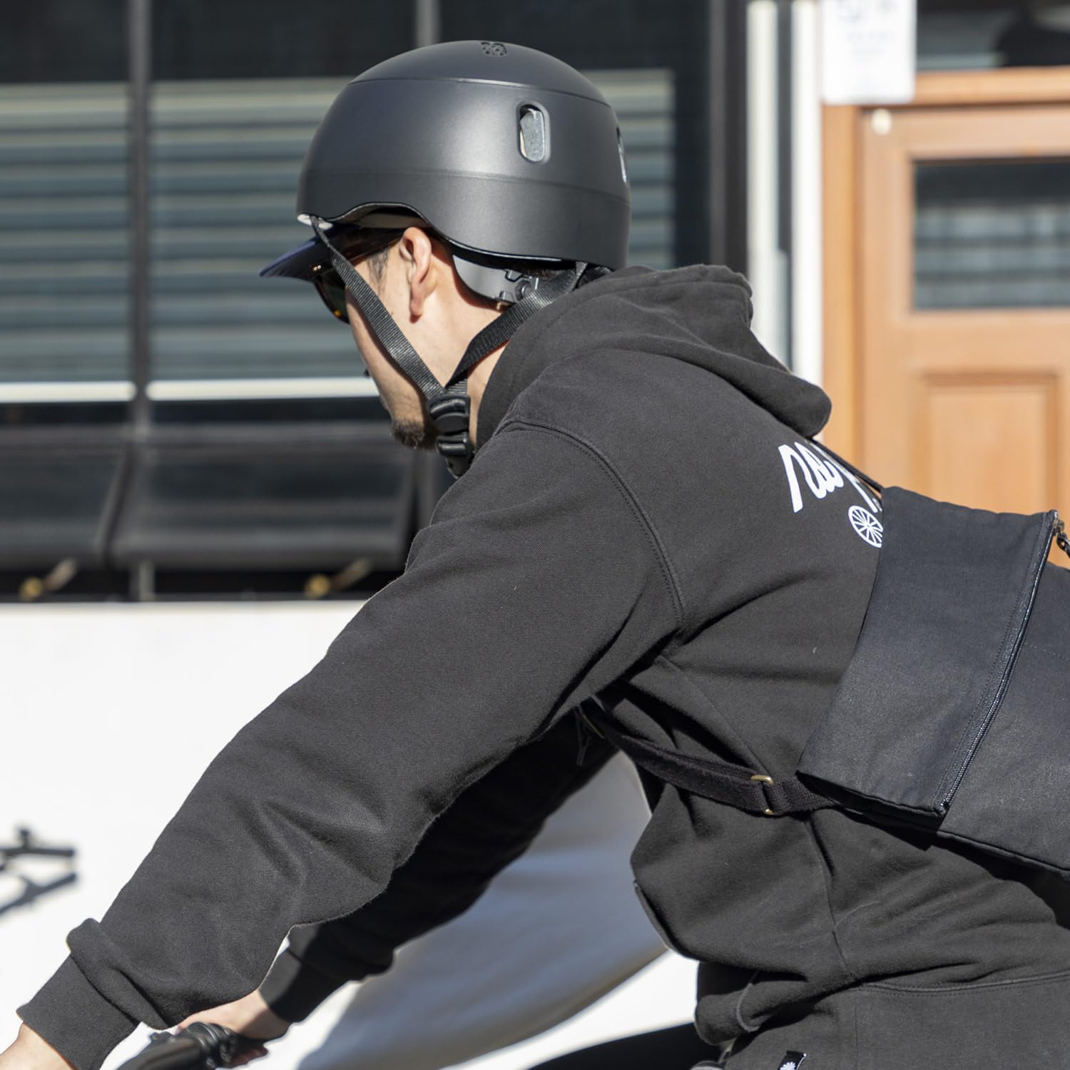 Amazon | クモア kumoa 自転車用ヘルメット レザーバイザー 大人用