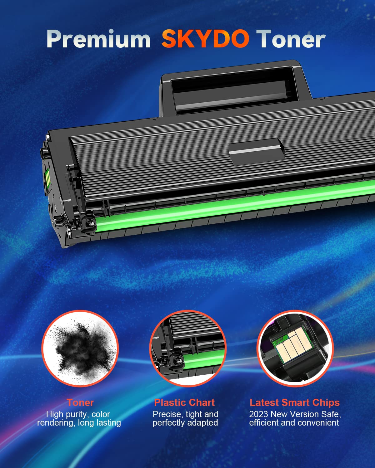 106A W1106A Toner Compatibile per Toner HP 106a w1106a per HP Laser 107w 107a 107r, Laser MFP 135w 137fnw 135a 135wg 137fwg 135r (1 Nero)