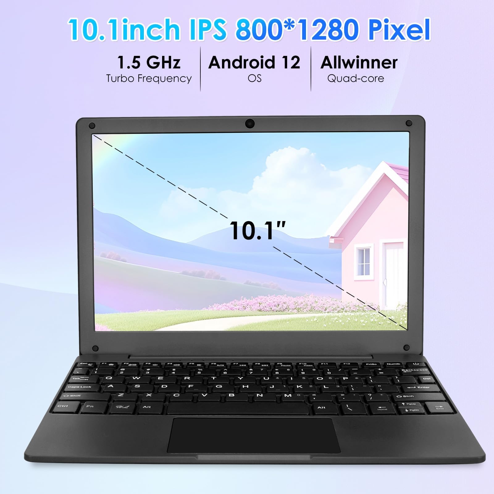 Amazon.com : ZHAOHUIXIN Mini 10.1 inch Android 12 Laptop Computer