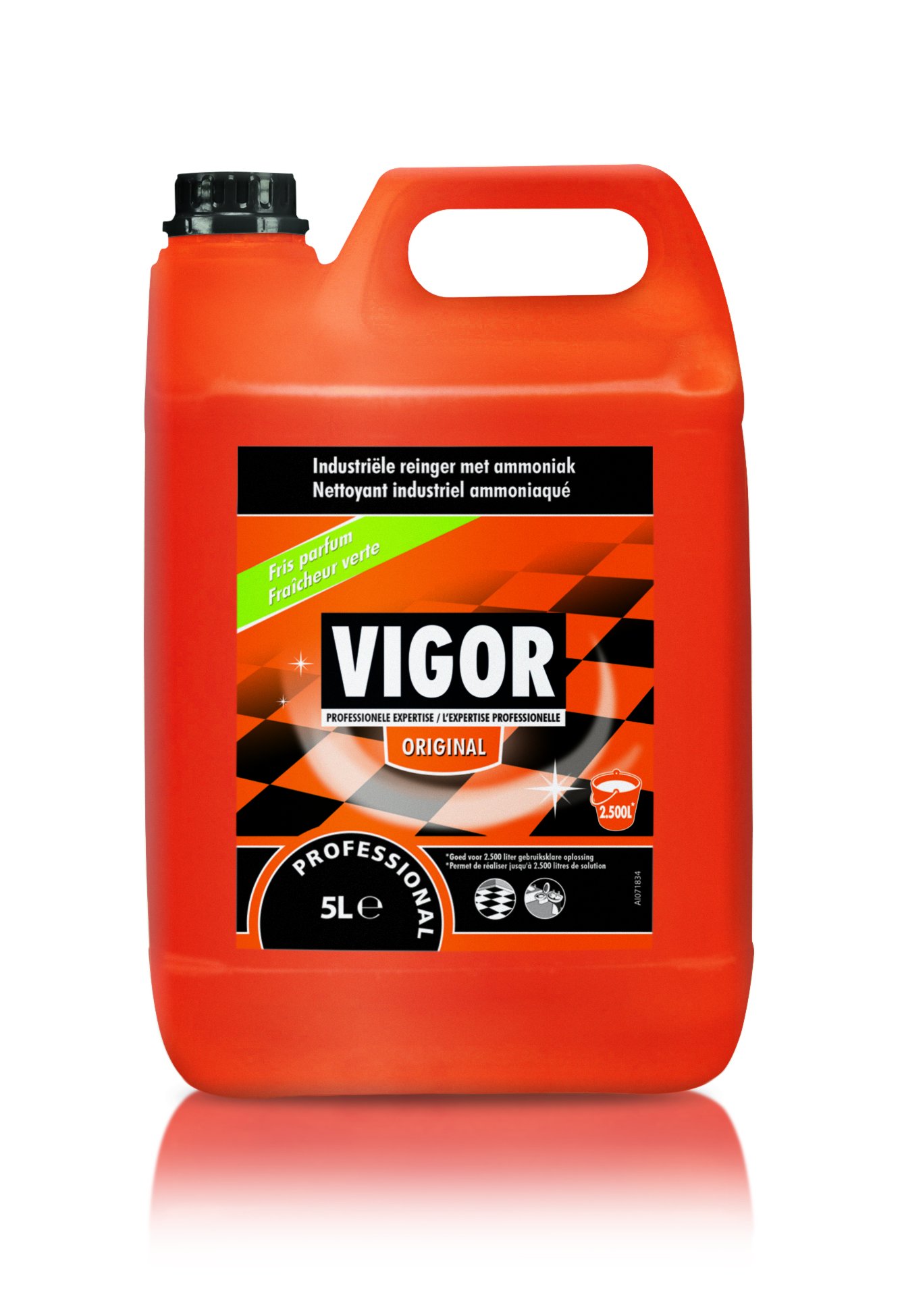 Vigor Original limpiador líquido ammoniaqué, 5 L)