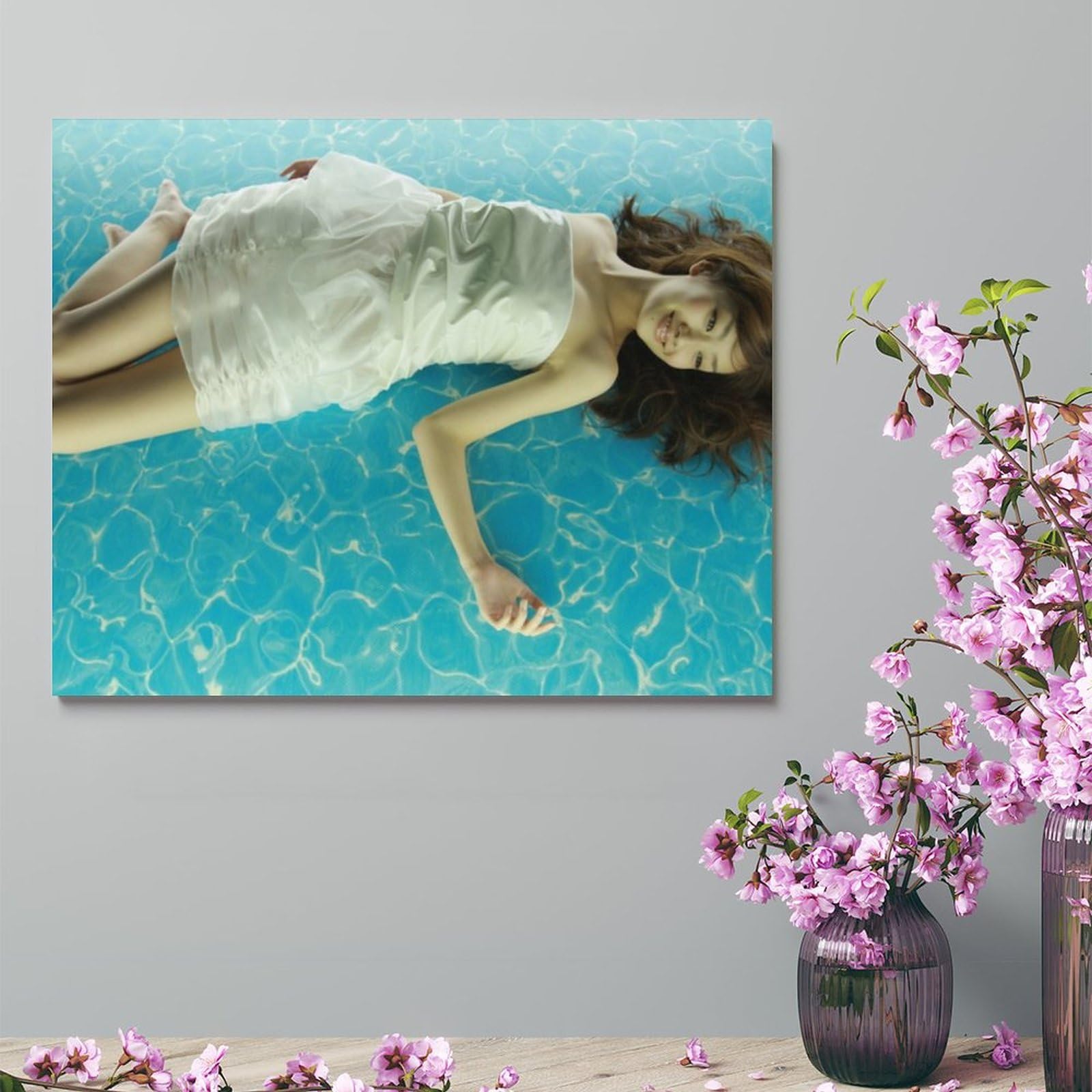 Amazon.co.jp: 絵画 写真ビキニ波瑠インテリア 絵画 日本の写真アート