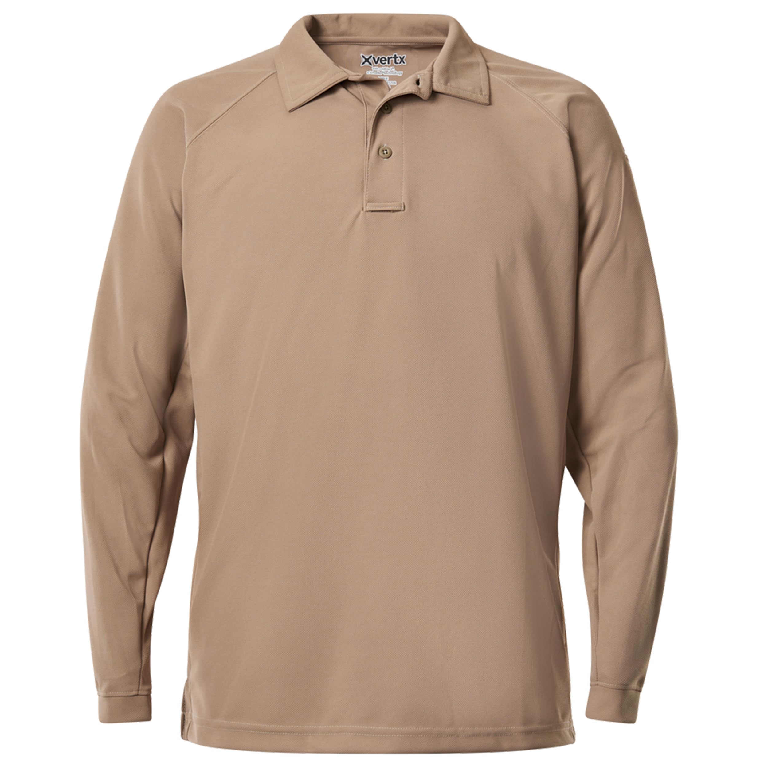 Vertx Mens Tactical Polo Shirt, Long Sleeve T-Shirt, Breathable, Tactical Clothing Gear, Police, Security, Relaxed Fit