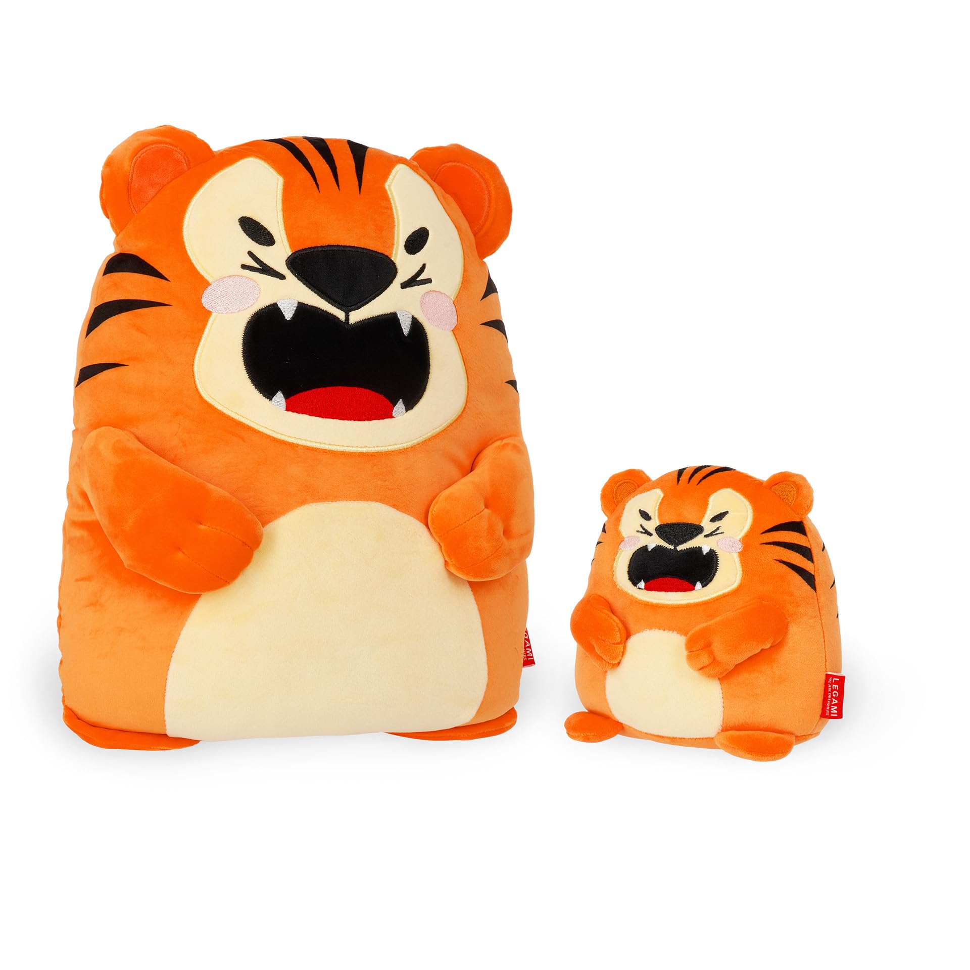 Legami - Cuscino Super Soft! Tema Tiger, Super Soffice, Idea Regalo, L 28 cm x H 42 cm x W 14 cm