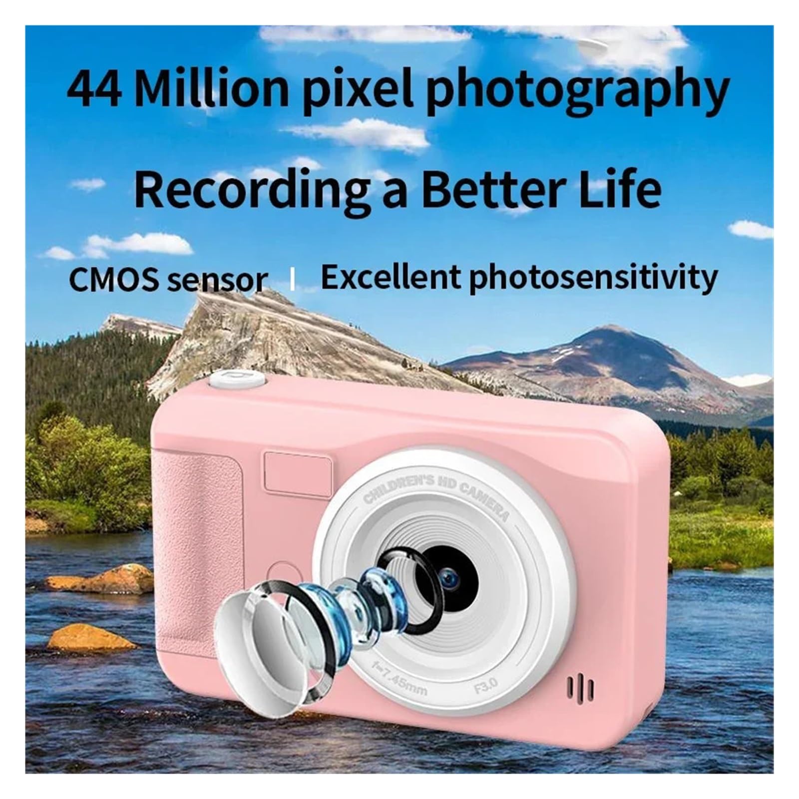 Amazon.co.jp: 4K デジタルカメラ 44 メガピクセル 写真 CCD