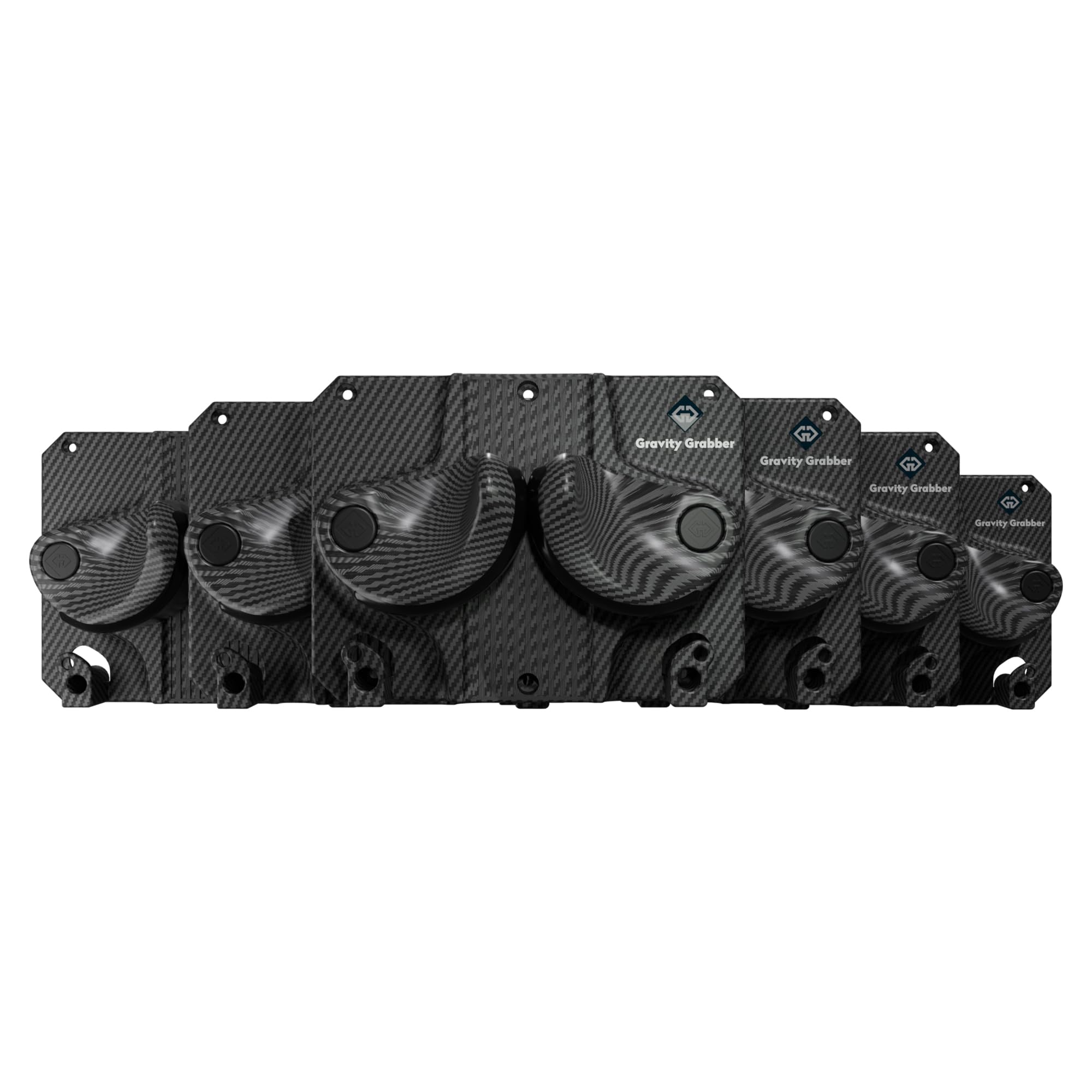 Gravity Grabber - Ultimate Ski & Snowboard Wall Rack | Secure, Non-Slip Storage | Fits Any Ski/Board | Garage Organization | Ski Storage Rack | Snowboard Storage Rack | Winter Gear Organizer | 6 Pck