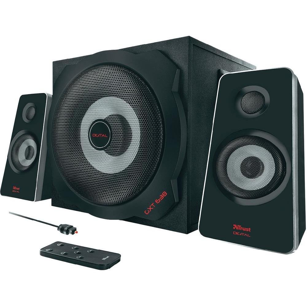 Trust Tytan Gaming Set Altoparlanti 2.1 con Subwoofer, Ingresso Digitale, Nero