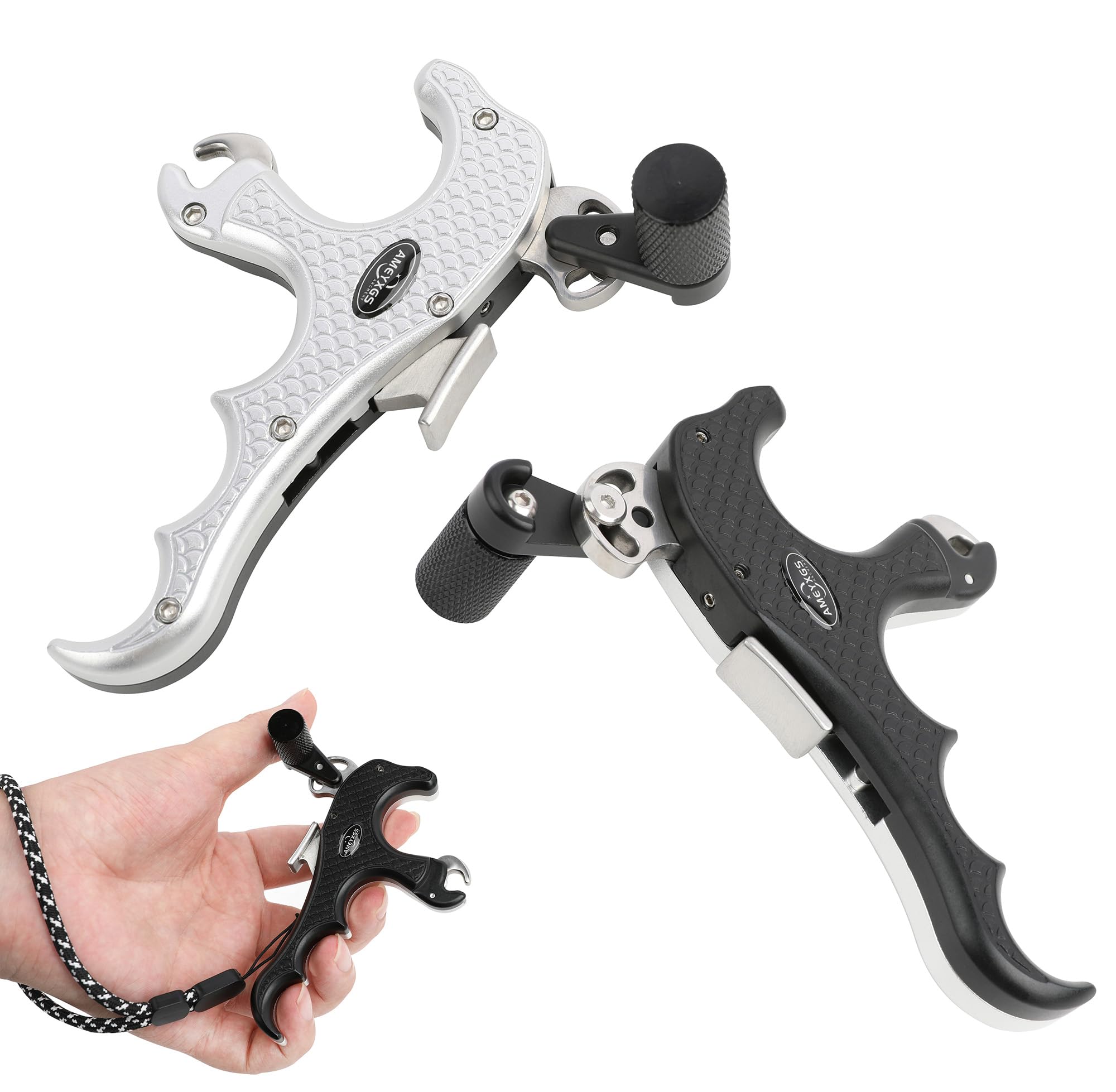 Amazon.co.jp: SHARROW アーチェリーの自動リリースエイド 四つ指用