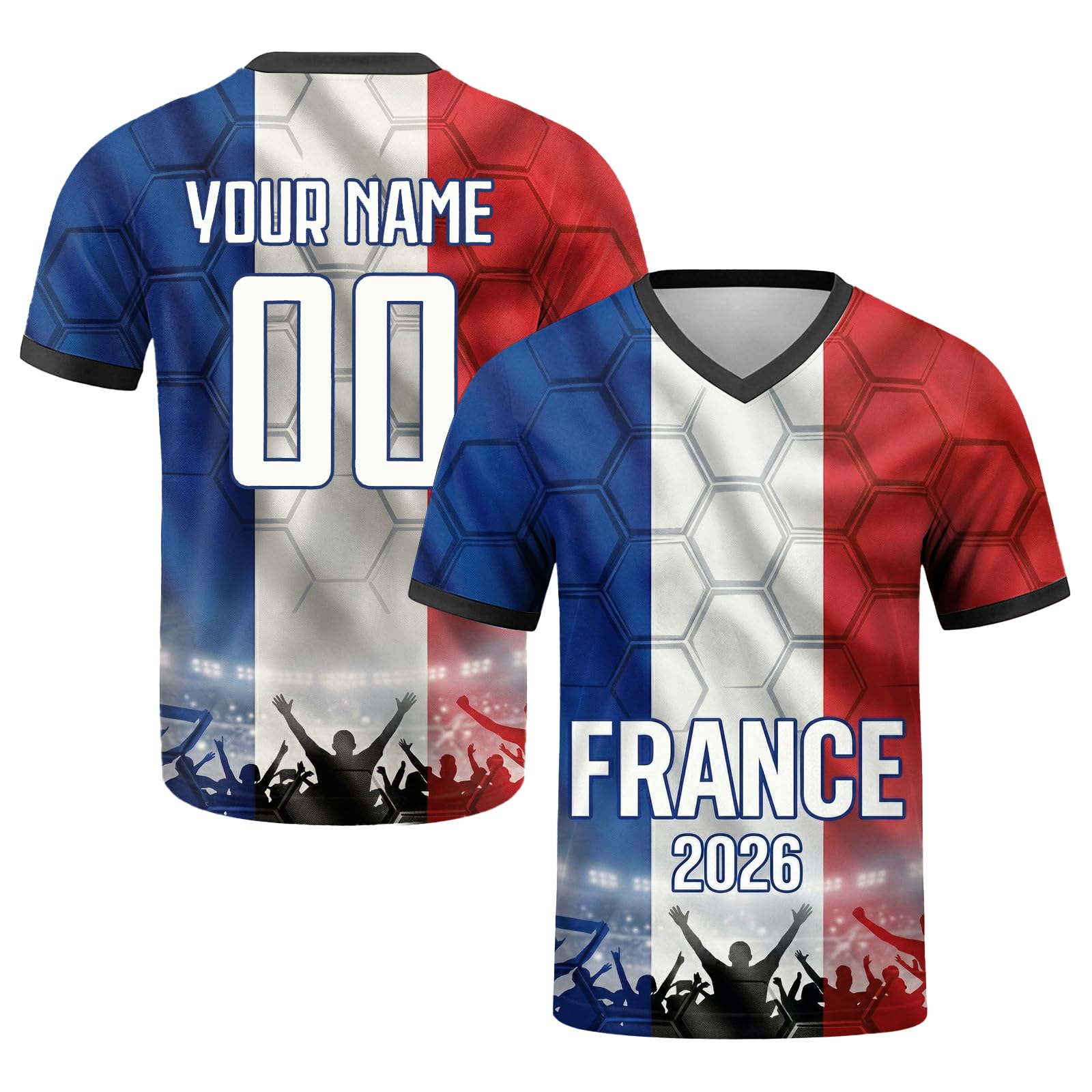 Custom Football Jersey with Name and Number for Football Matches 2026, Custom Soccer Jersey 18 National Team Flags Available
