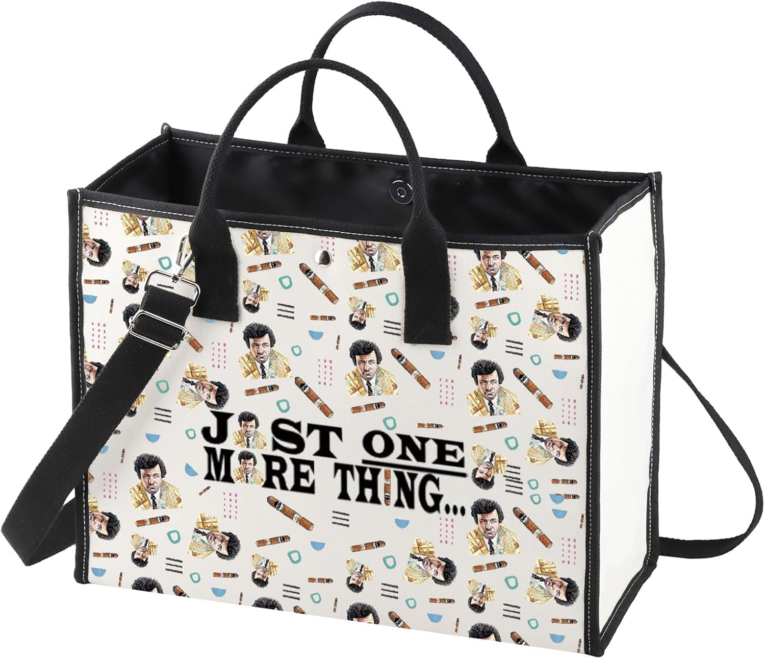 WZMPA Detective Cosmetic Bag Murder Show Fans Gift Just One More Thing Makeup Zipper Pouch Bag Crime Merchandise (Just One More Thing-TB)