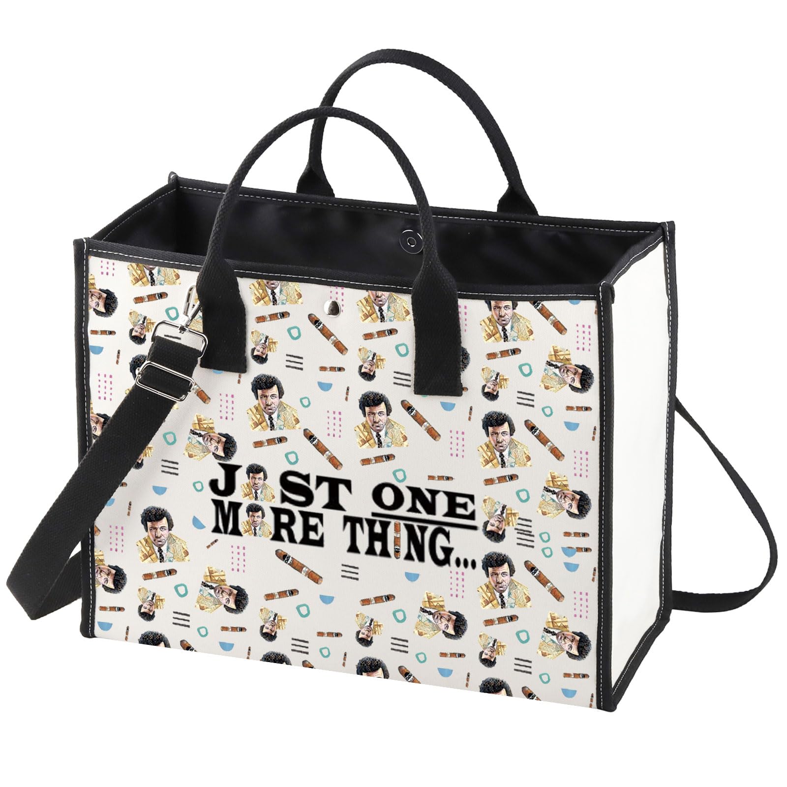 WZMPA Detective Cosmetic Bag Murder Show Fans Gift Just One More Thing Makeup Zipper Pouch Bag Crime Merchandise (Just One More Thing-TB)