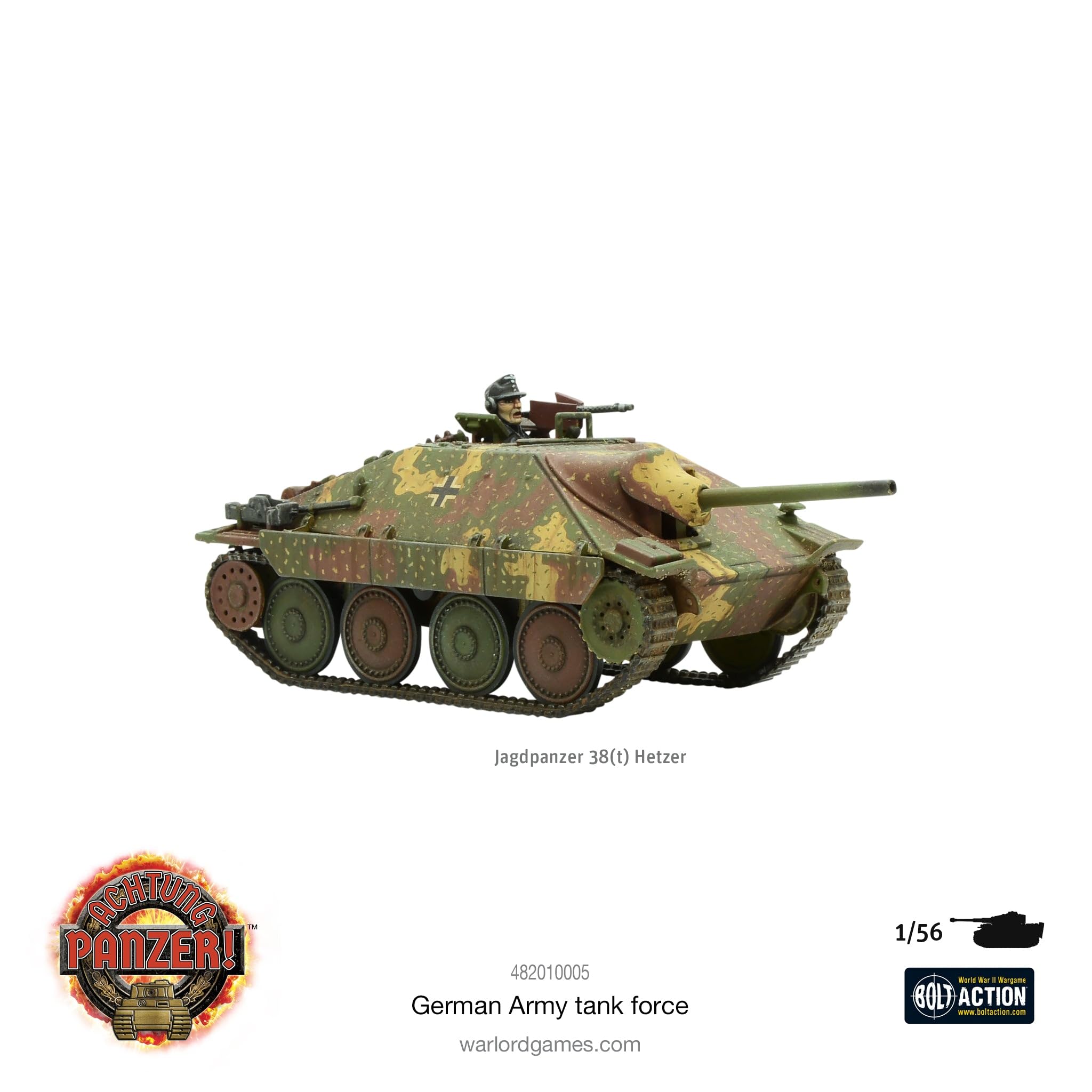 Warlord Games Puma Sd.Kfz 234/2-1:56 - Modellino in plastica blindata per Bolt Action altamente dettagliato della seconda guerra mondiale, 28 mm