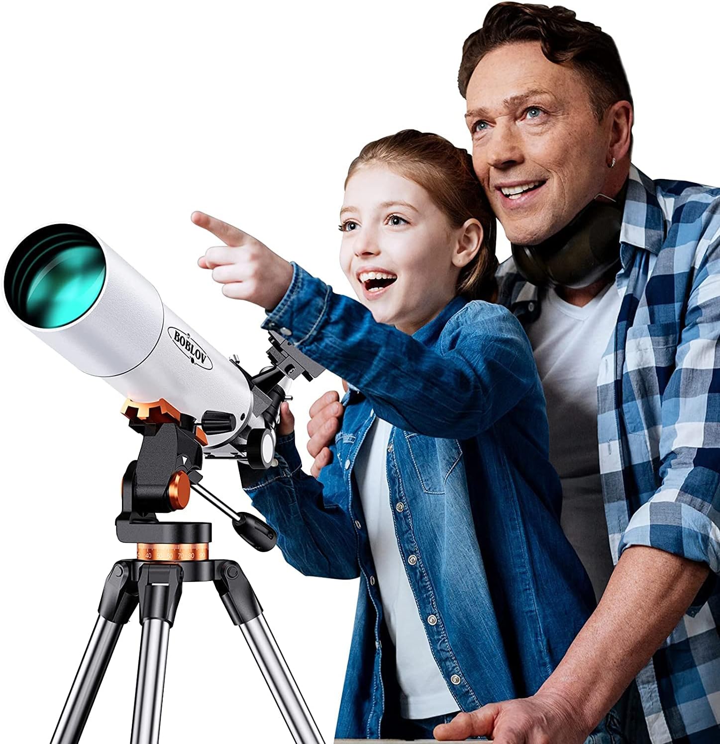 Buy BOBLOV Telescope, 80mm Aperture 500mm Focal Length,250x