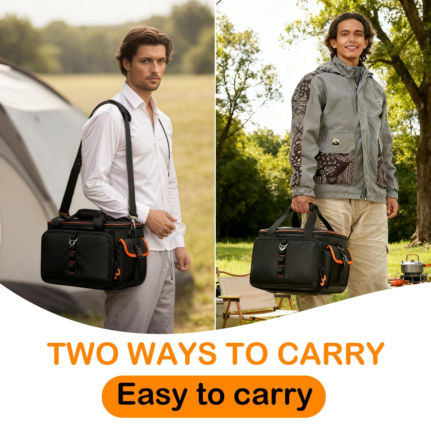 Tasche für Generator kompatibel mit Jackery Explorer 2000 v2/ Anker solix c1000/Bluetti 200 v2/ Ecoflow delta 2 Max 500 Tasche für tragbares Kraftwerk
