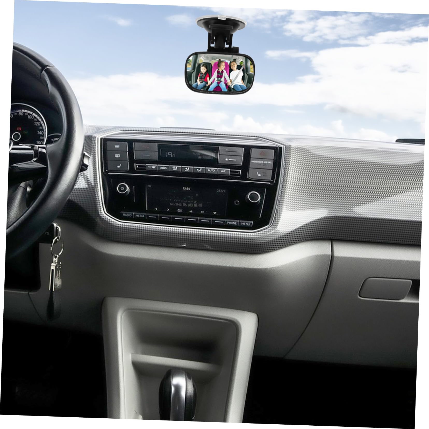 Gatuida 5 Piezas Espejo Retrovisor Para Niños Asiento De Bebe Espejo Del Asiento Para Bebe De Coche De Coche Infantil El Plastico