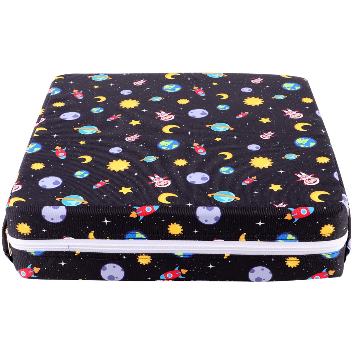 Cuscino Rialzante per Seggiolone Ragazzo Ragazza in Twill Cloth Nero