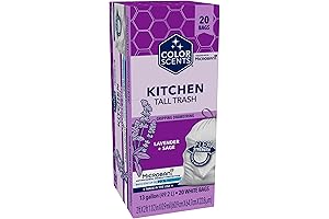 Color Scents Lavender + Sage Scented Kitchen Trash Bags