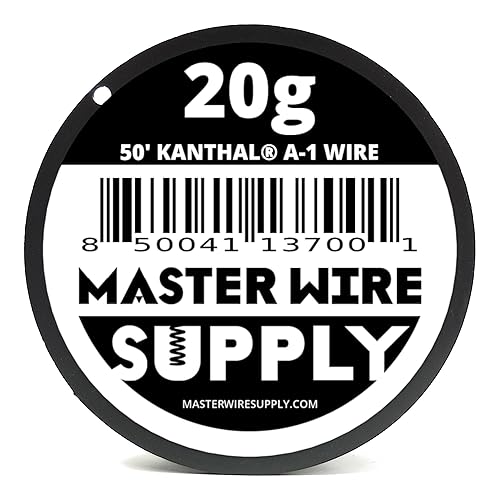 Miniatura 2 de Kanthal A-1-50' - Cable de calibre 20, 50 pies, 0.032 in, 0.032 pulgadas Master Wire Supply