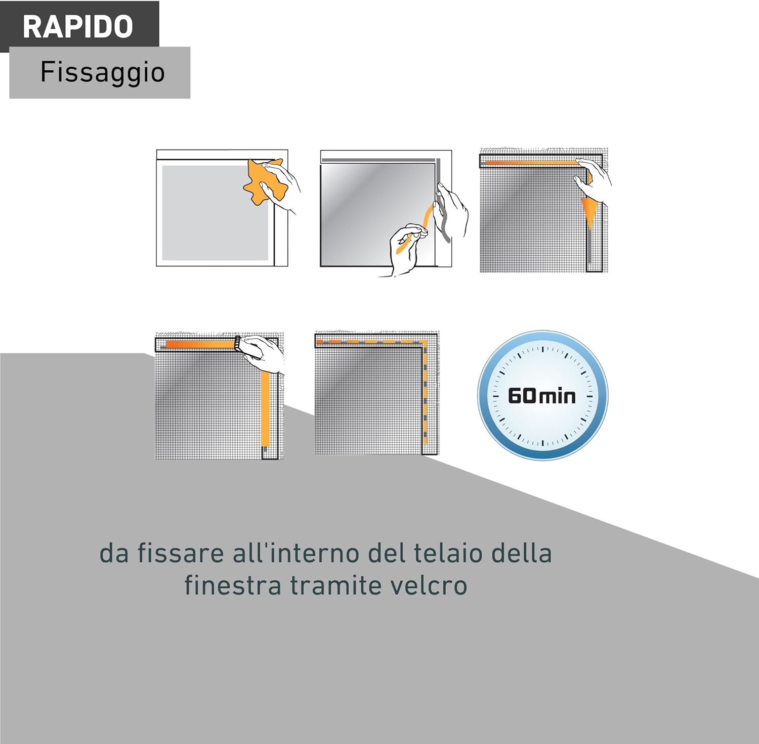 Step-by-step installation guide for mosquito net