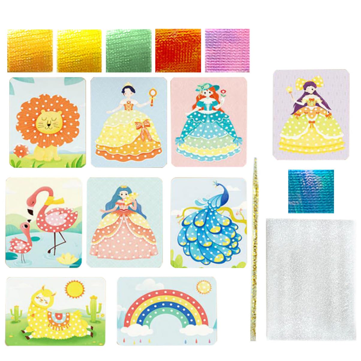 DOITOOL Kit de Peinture à Perforation pour Garçon et Filles Créatif 1 Set