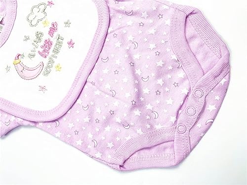 Miniatura 3 de Ropa de muñecas Reborn para niña, color morado, 5 piezas para muñeca Reborn de 20-22 pulgadas, ropa de bebé recién nacido