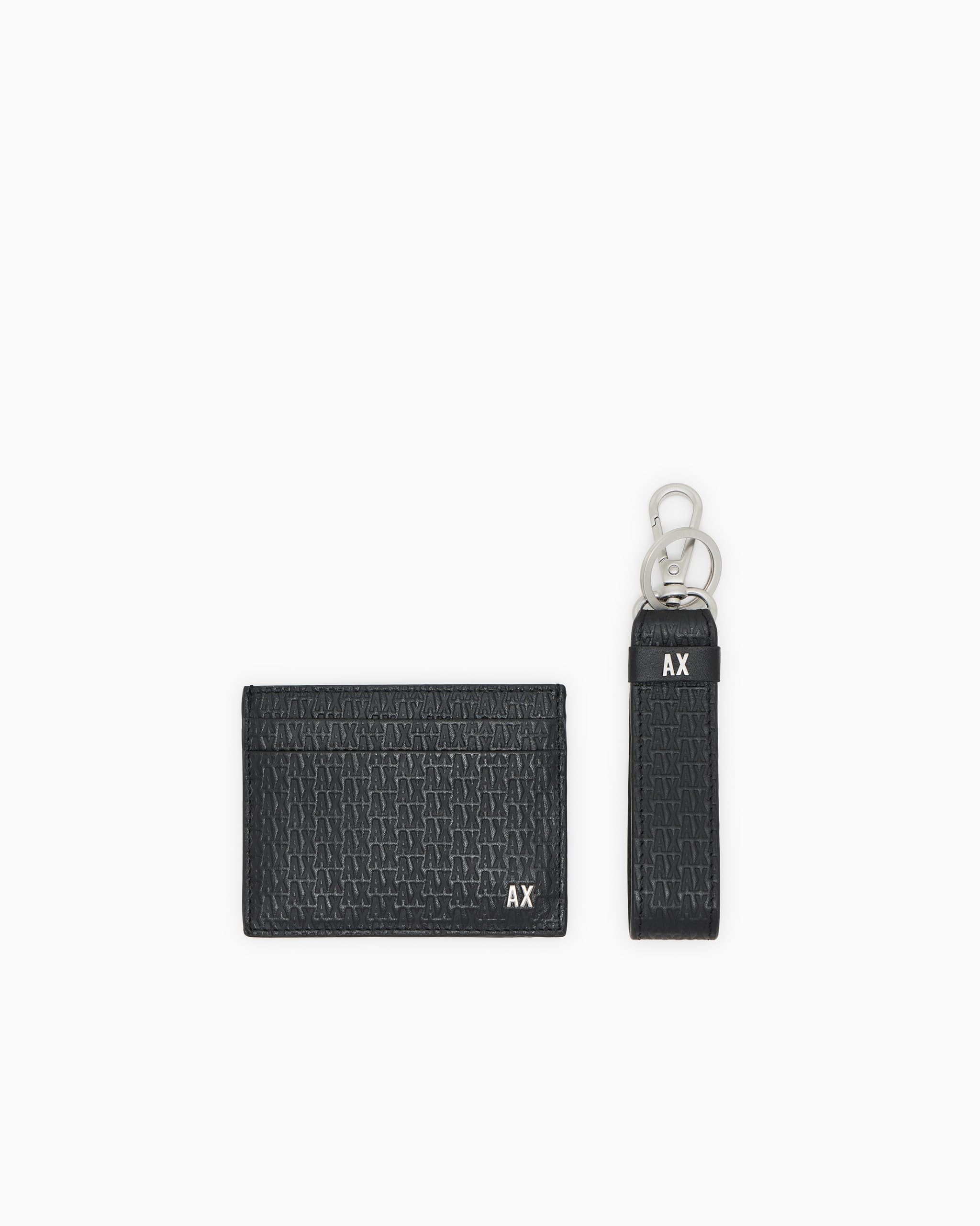 Armani Exchange Black Leather Goods Sets