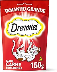Dreamies Petisco Carne Tentadora Gatos Adultos 150G