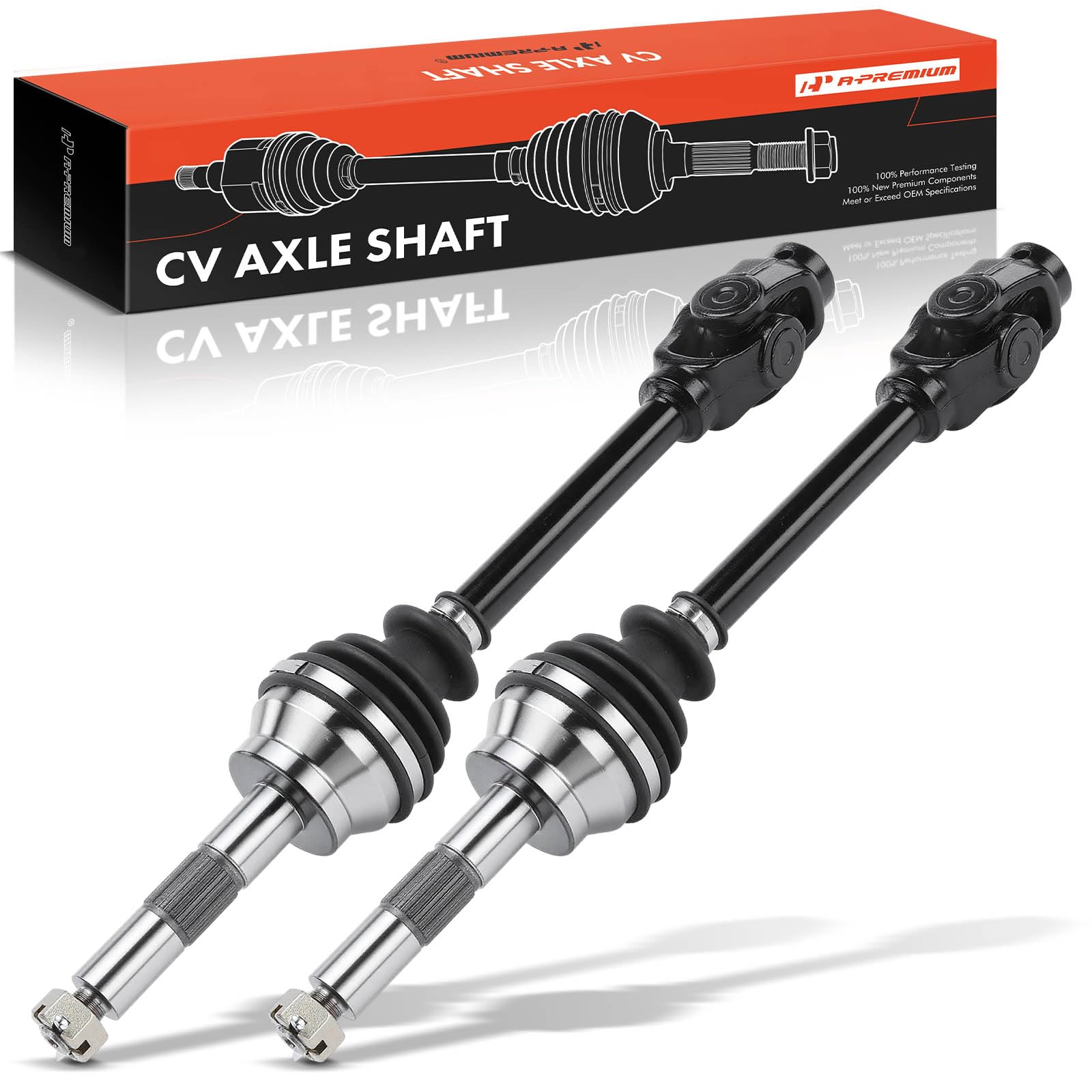 A-Premium Pair (2) Front CV Axle Shaft Assembly Compatible with Polaris Magnum 325 425, Scrambler 400 500, Sportsman 335 400 400L 500, Xpedition 325