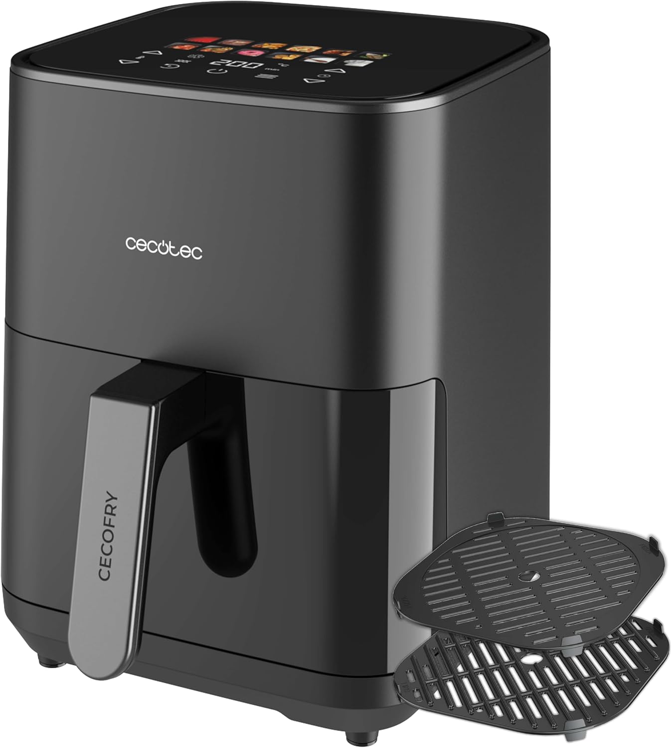 Cecotec Cecofry&Grill Duoheat 4000 Air Fryer with grill and pizza plates