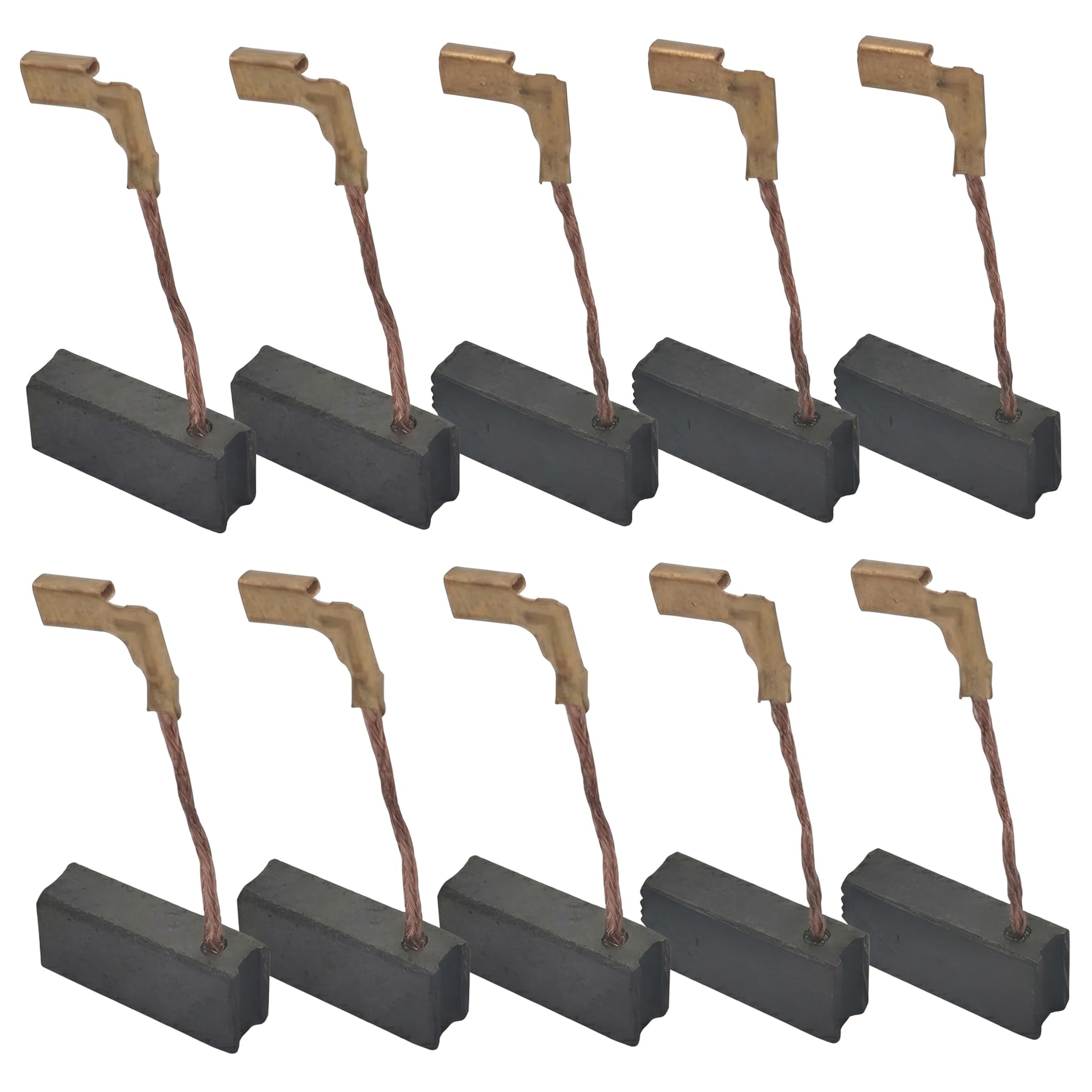 10Pcs A96 Carbon Brushes Replacement for Electric Motor Rotary Hammer Drill, Repair Maintenance Parts, Motor Brushes