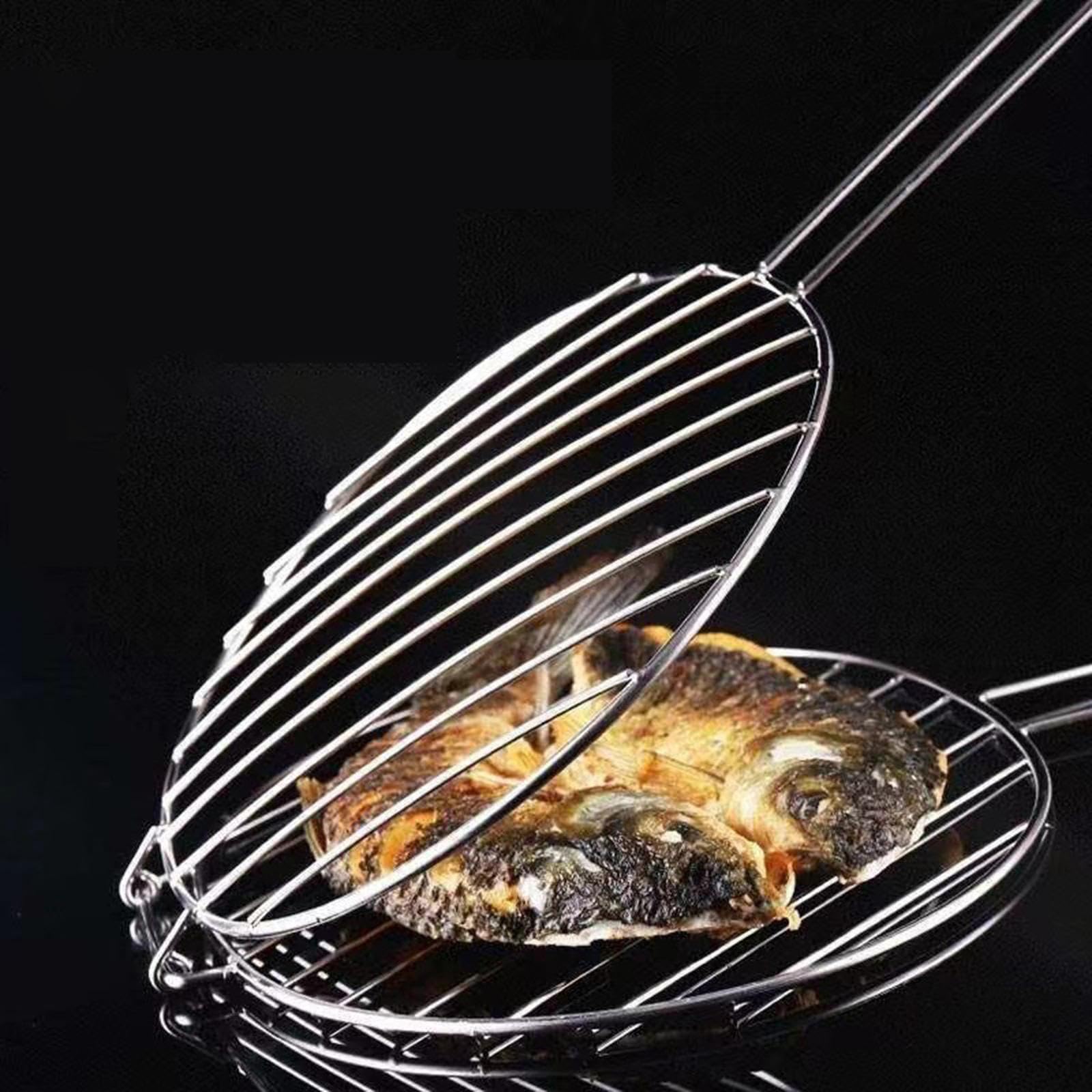 Rete per barbecue da esterno, utensile per grigliare il pesce