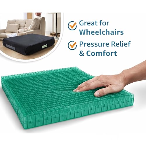 Miniatura 4 de EquaGel Cojín recto y cómodo, tamaño del cojín: 20 pulgadas de ancho x 20 pulgadas de profundidad x 1.75 pulgadas de alto