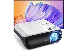 HAPPRUN Projector: Native 1080P Bluetooth Projector for Projecty Adventures