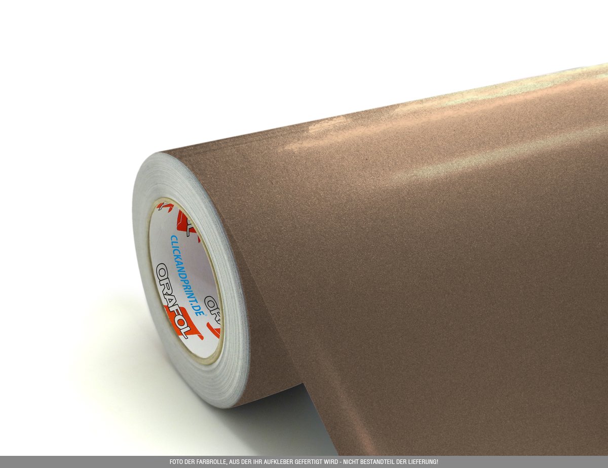 Aufkleber » Dieses Chaos ist streng nach Feng-Shui ausgerichtet, 240x101,4cm, Bronze Antik Metallic • Dekoaufkleber/Autoaufkleber/Sticker/Decal/Vinyl